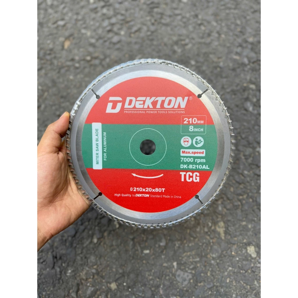 Lưỡi Cắt Nhôm Gỗ Dekton 210mm DK-B210AL 80 Răng