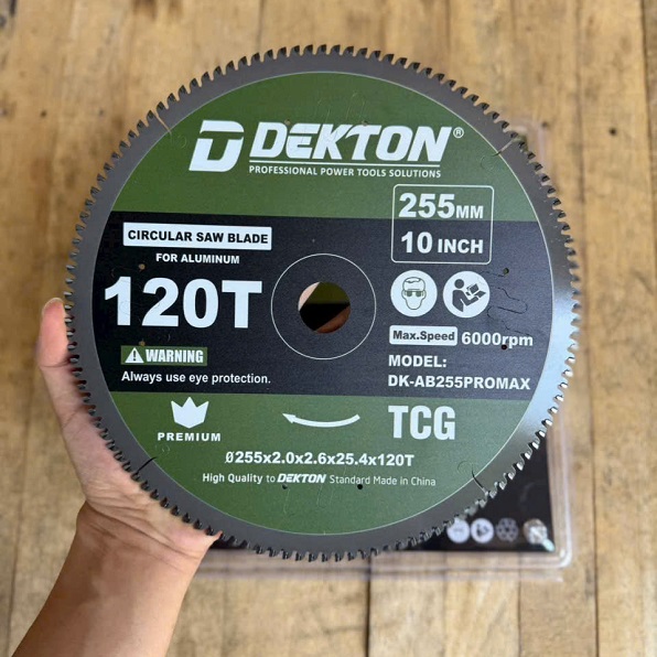 Lưỡi Cắt Nhôm Gỗ 255mm Dekton DK-AB255PROMAX Chất Lượng Cao 2