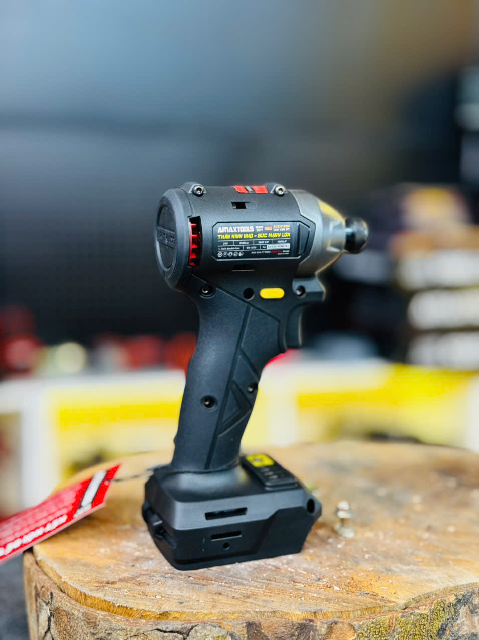Máy Bắn Vít 230Nm Amaxtools AV23014SM Dùng Pin 21V, Không Chổi Than