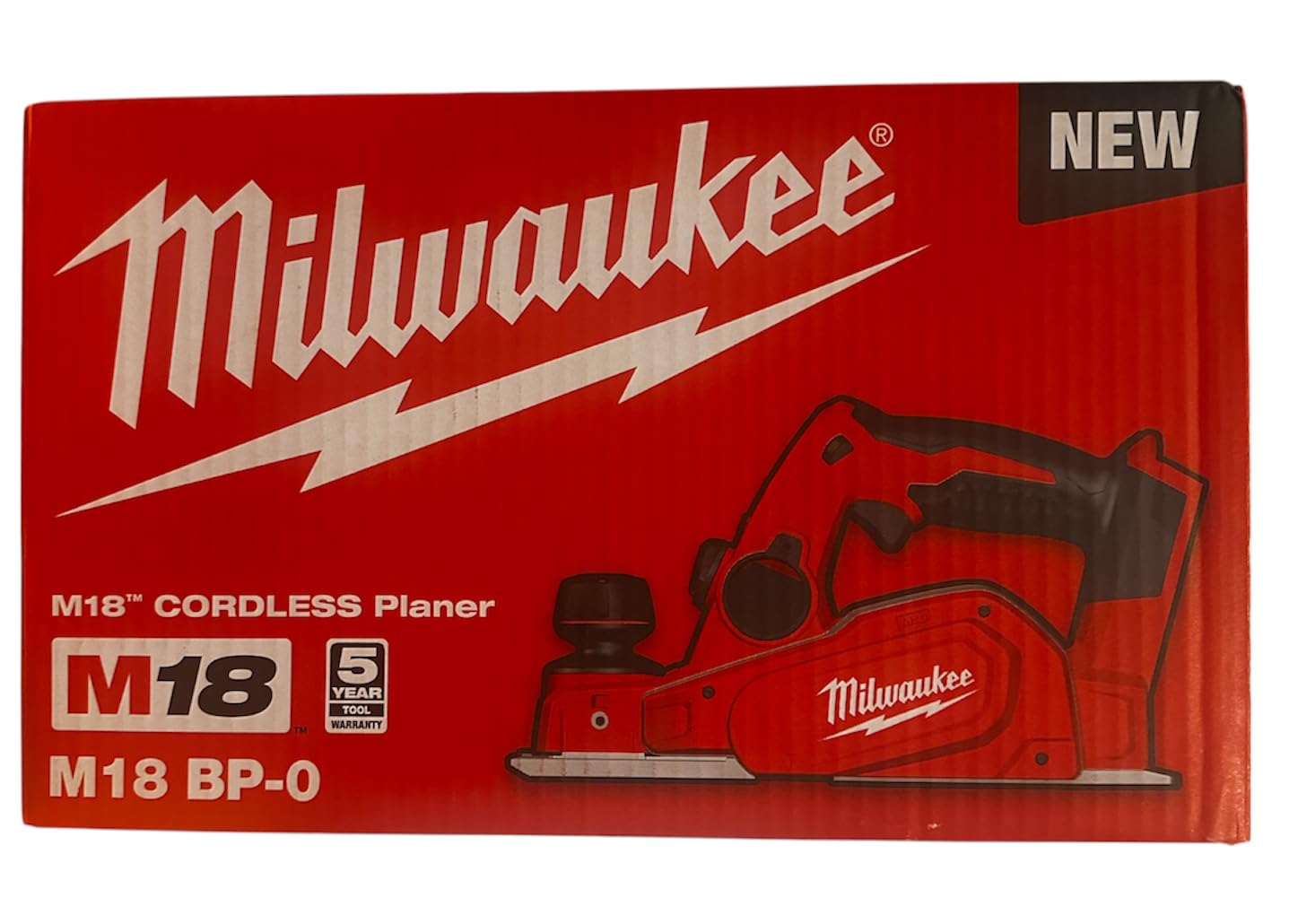 Máy Bào Milwaukee M18 BP-0 Rộng Bào 82mm Sâu 0-2mm Tốc độ 14.000 Vòng/phút