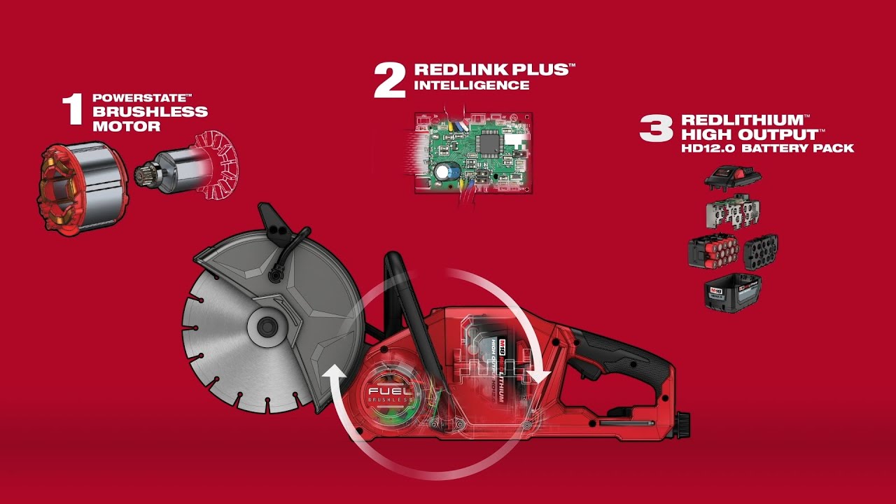 Máy Cắt Bê Tông Milwaukee M18 FCOS230-0G0 Lưỡi 230mm Cắt Sâu 85mm