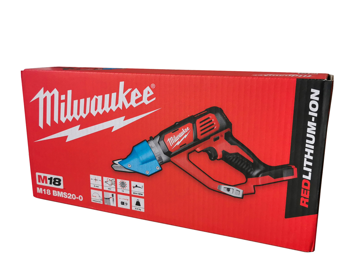M&aacute;y Cắt Kim Loại Milwaukee M18 BMS20-0 Cắt Kim Loại 2.0mm, Nh&ocirc;m 3.2mm