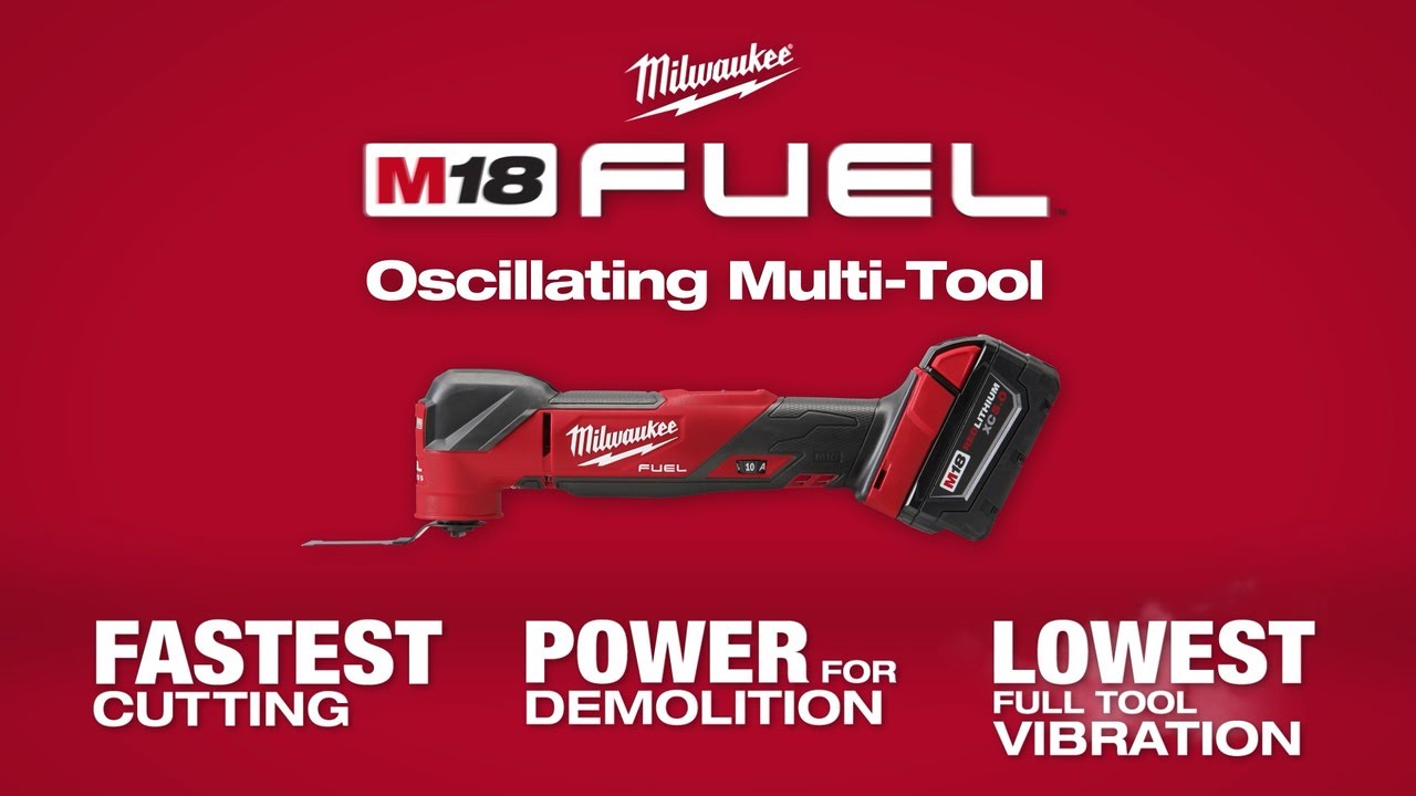 Máy Cắt Rung Milwaukee M18 FMT-0X0 - 10.000-20.000 Vòng/phút, 10 Cấp + Auto