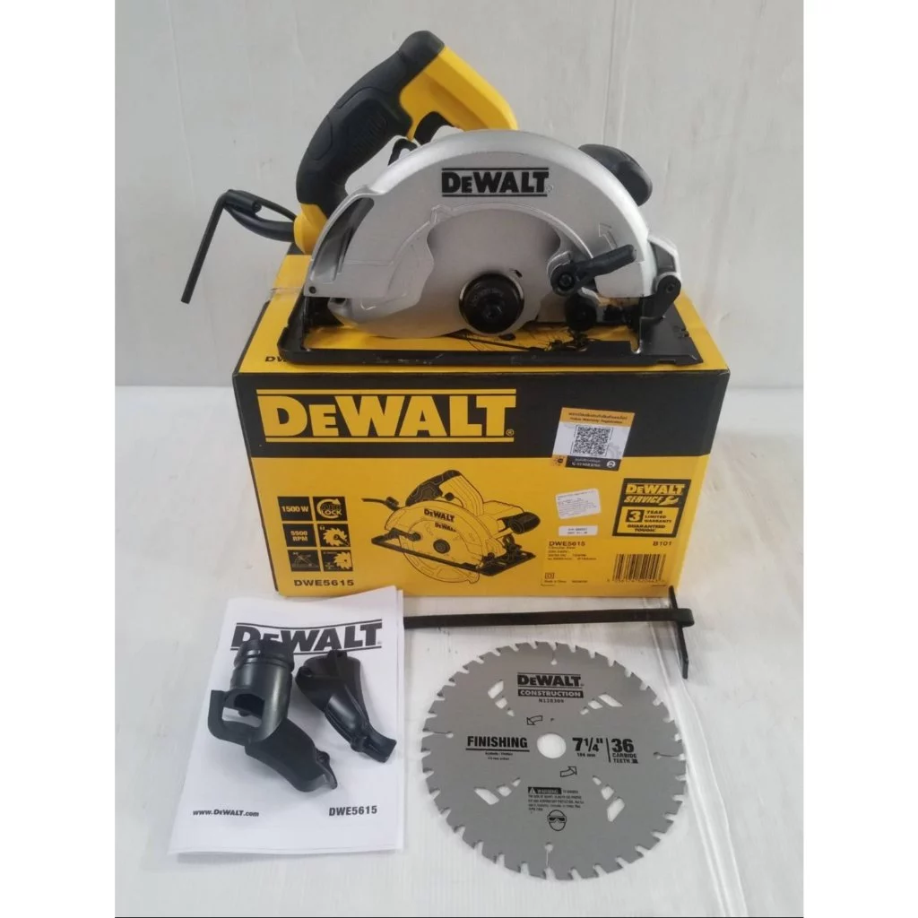 Máy Cưa Đĩa Dewalt DWE5615-B1 1500W – Lưỡi Cưa 185mm Chính Hãng