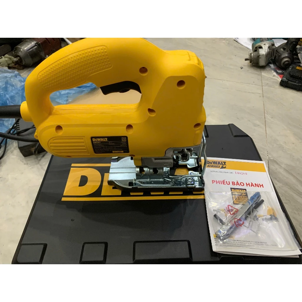Máy Cưa Lọng Dewalt DWE341-B1 550W Chính Hãng – Cưa Gỗ, Kim Loại