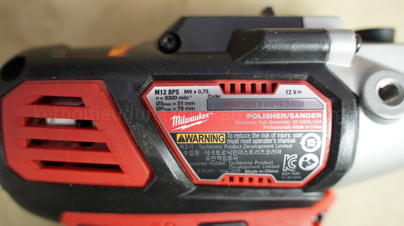 Máy đánh Bóng Milwaukee M12 BPS-0