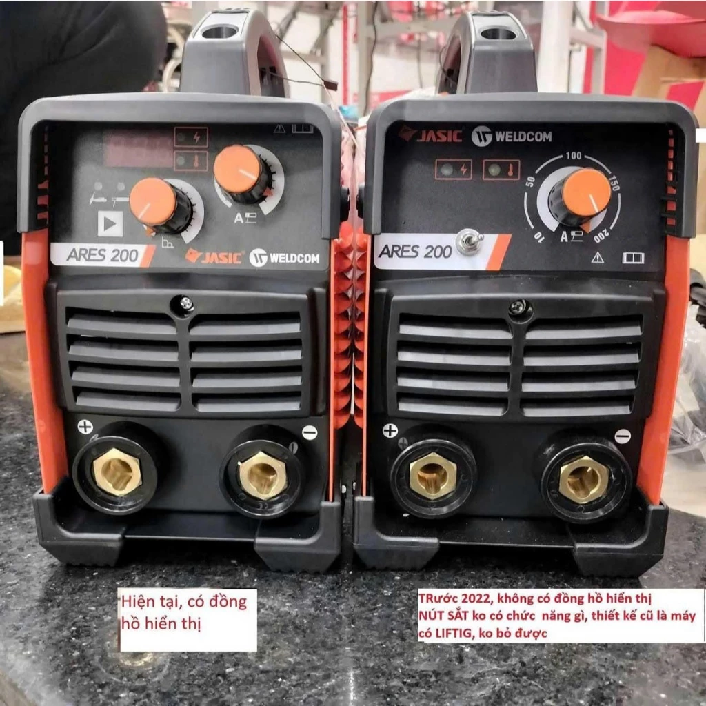 Máy Hàn Que Inverter Jasic ARES 400 220V Hàn Que 2.5-5.0mm, Hàn Que 4.0mm Liên Tục 60%