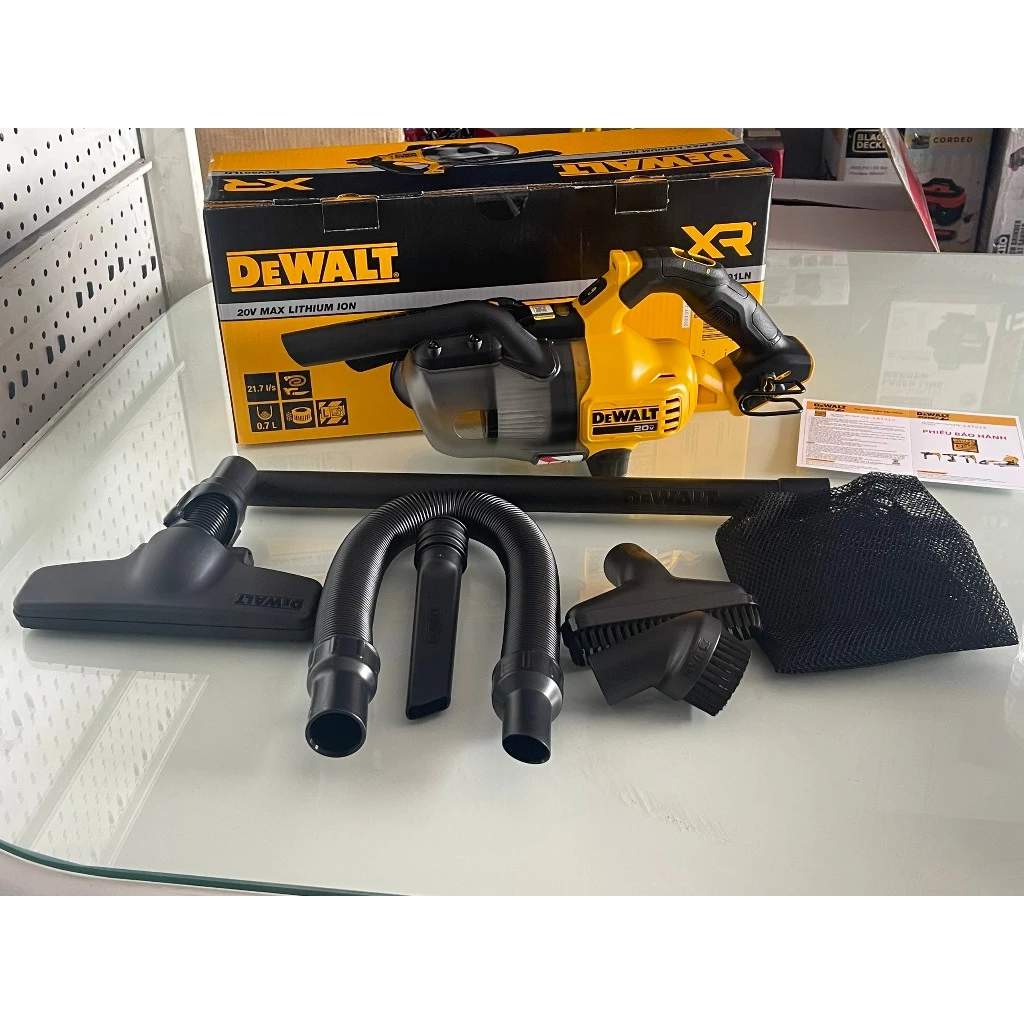 Máy Hút Bụi Dùng Pin 20V Dewalt DCV501LN Lực Hút Mạnh, Không Kèm Pin Sạc
