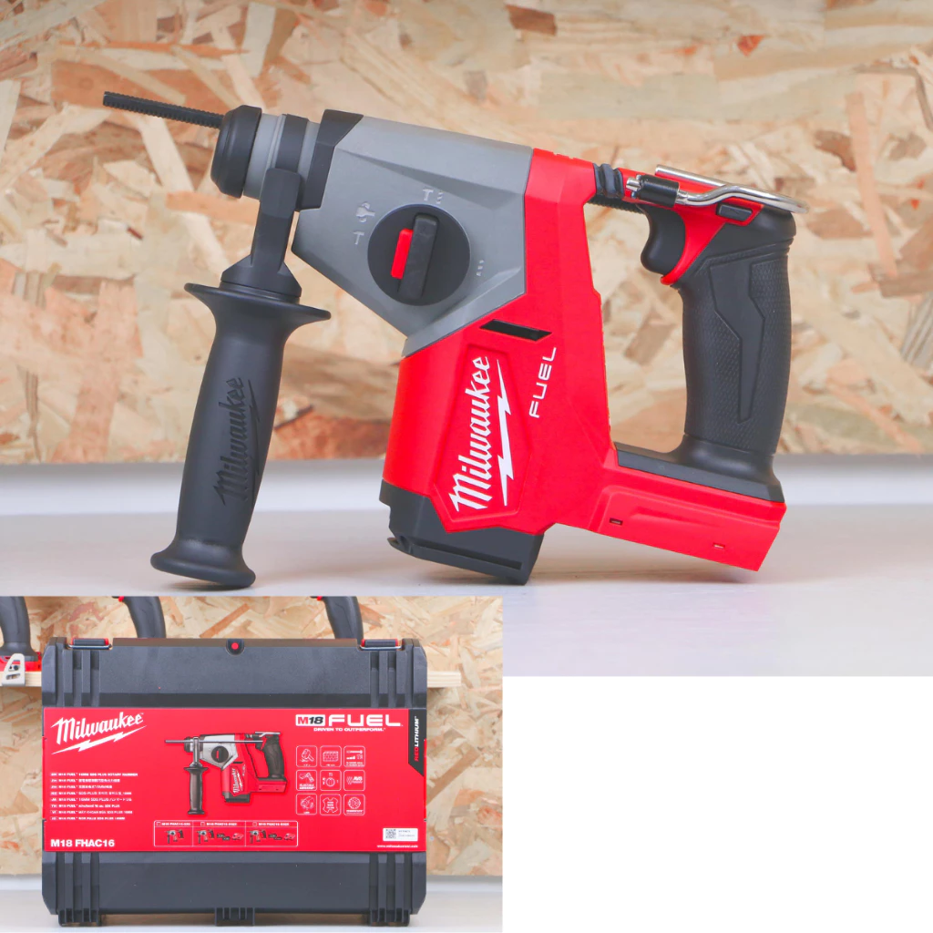 Máy Khoan Búa Milwaukee M18 FHAC16-0X0 Lực đập 1.7J, Khoan Bê Tông 16mm