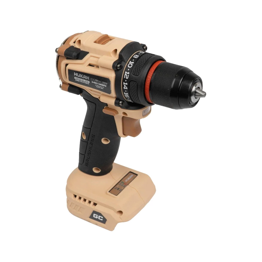 Máy Khoan Pin HUKAN GC-DL1040-Z2 21V, Lực Siết 40Nm, Đầu Kẹp 10mm, Động Cơ Không Chổi Than