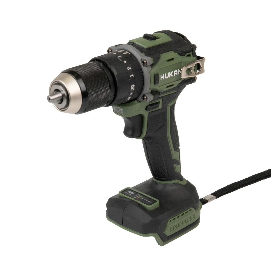 Máy Khoan Pin HUKAN GC-IDL1340 Đầu 13mm, Lực Siết 40Nm, 3 Chức Năng, Động Cơ Không Chổi Than