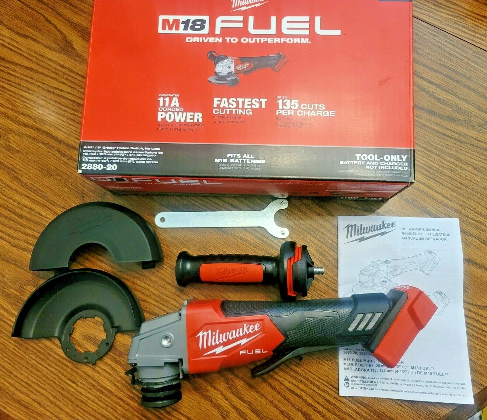 Máy Mài Góc Milwaukee M18 FSAGV125XPDB-0X0 - Lưỡi 125mm, Cắt Sâu 33mm