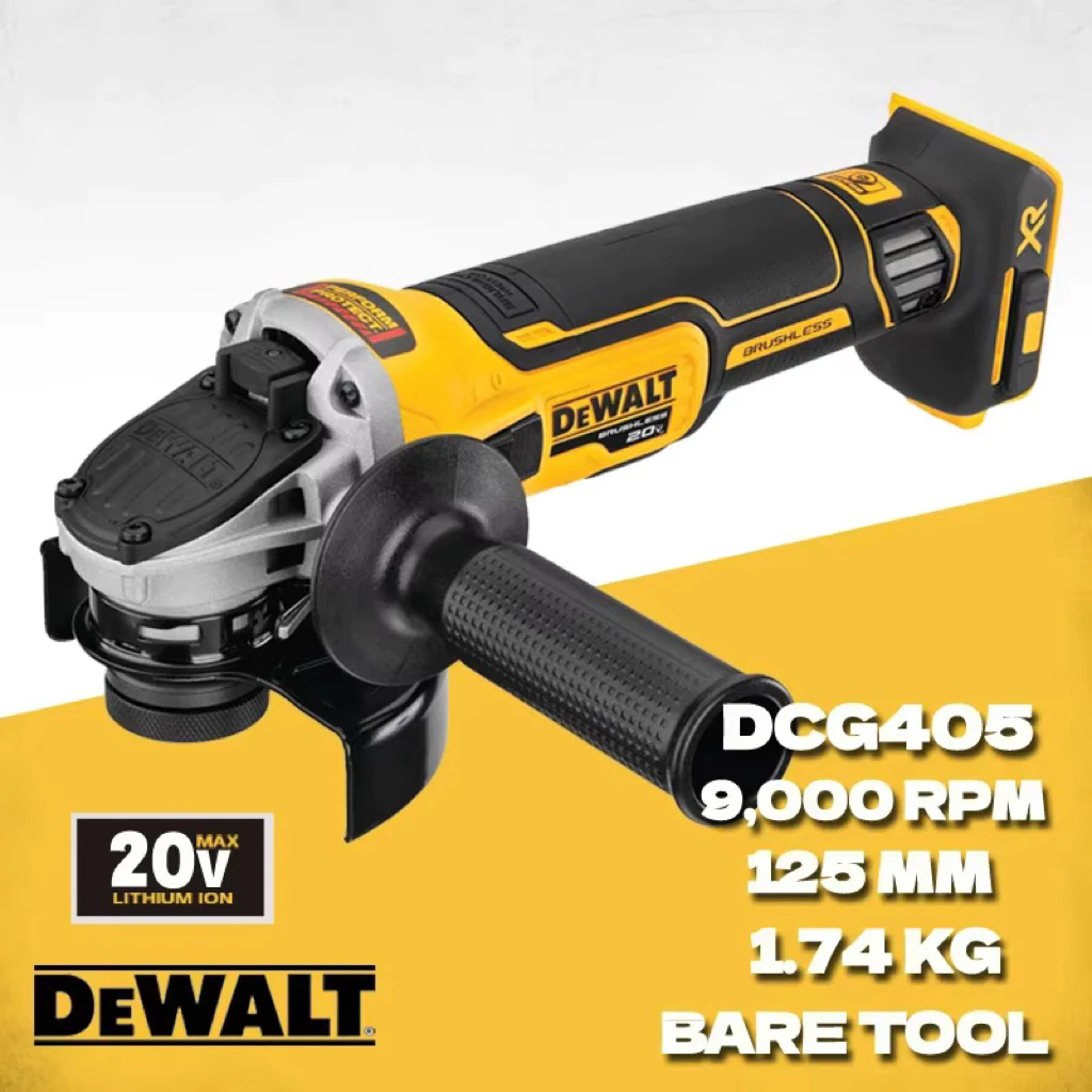Máy Mài Góc Pin 18V-20V Dewalt DCG405N-KR 100mm - 125mm, Động Cơ Không Chổi Than 4