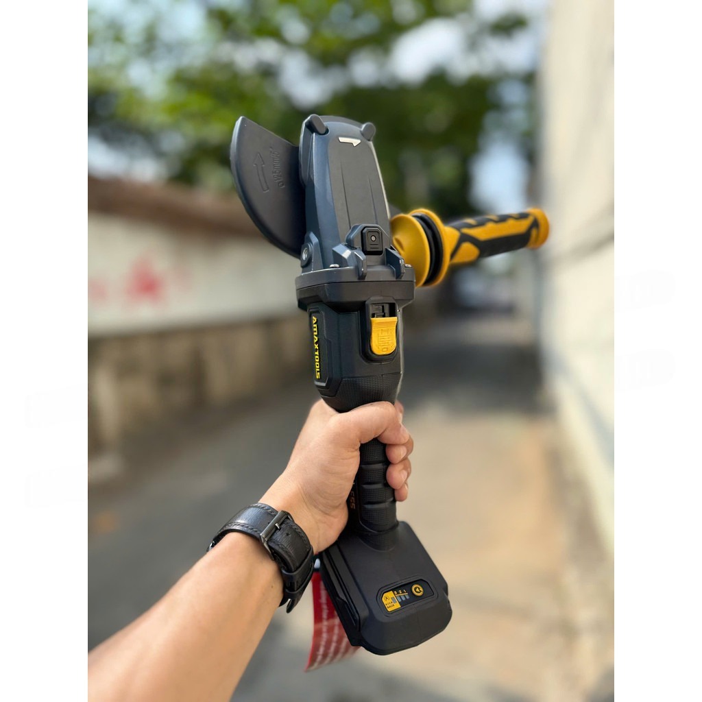 Máy Mài Góc Pin 21V Amaxtools AM125CS-SM Đĩa 125mm