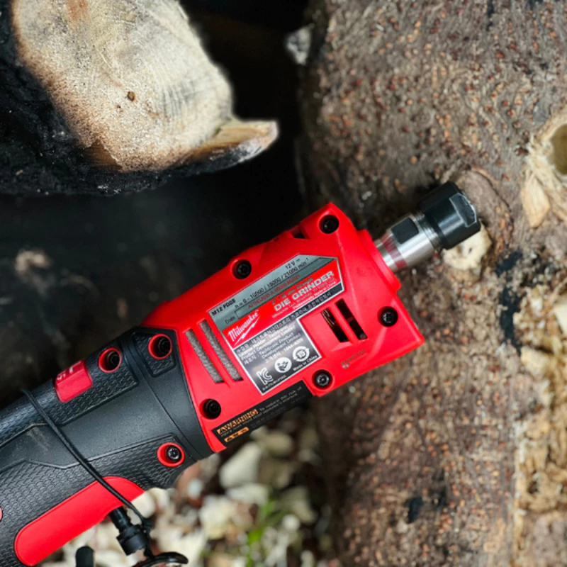 Máy Mài Khuôn Milwaukee M12 FDGS-0, đầu Kẹp 6/8mm, Tốc độ 10.000-21.000 Vòng/phút