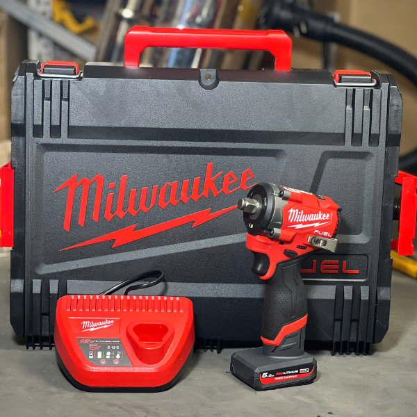 Máy Siết Bu Lông Dùng Pin 12V Milwaukee M12 FIW2F12-0C Mô-men Lớn, Nhẹ 990g
