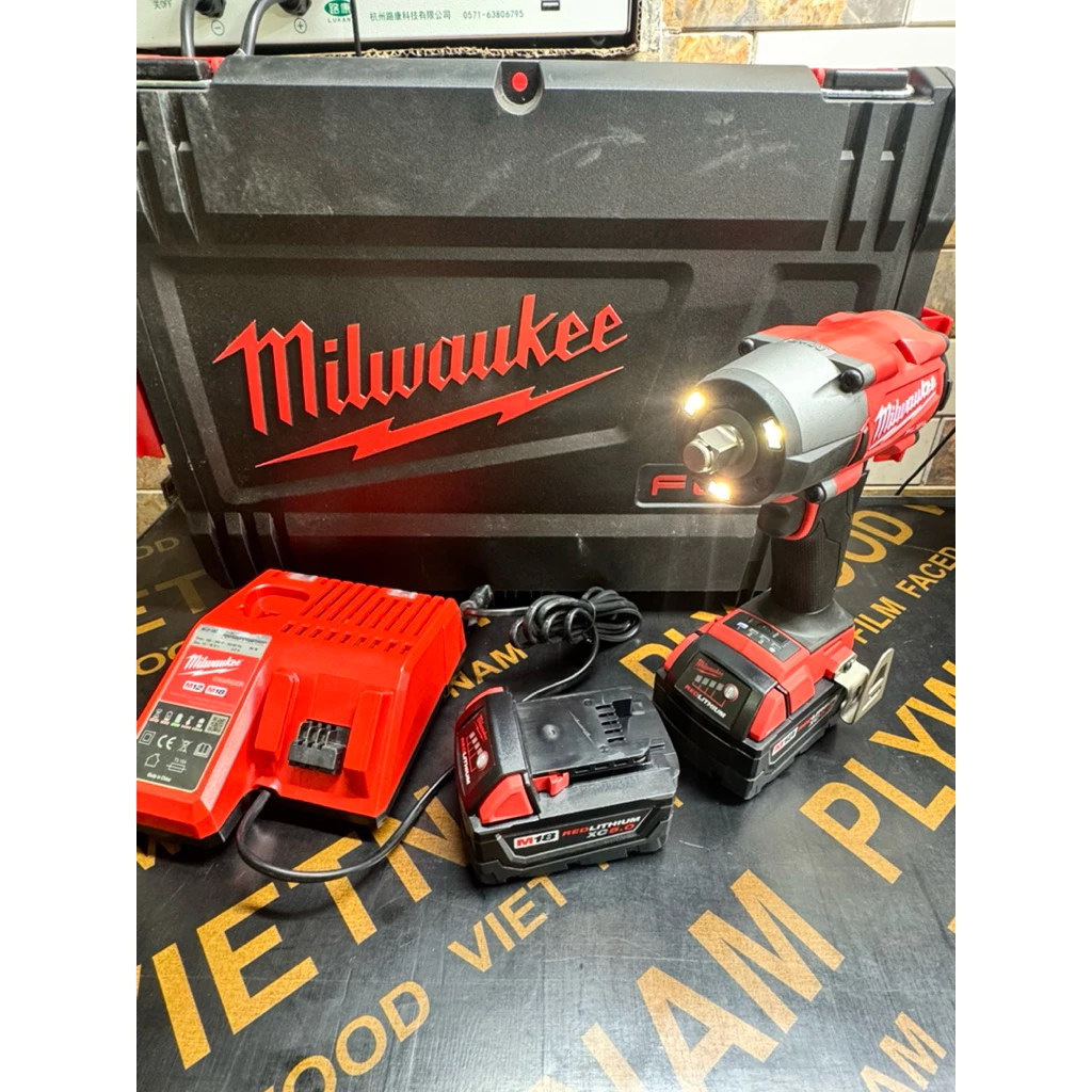 Máy Siết Bu Lông Milwaukee M18 FMTIW2F12-0X0 1/2 Inch, Lực Siết 745Nm, Tháo 881Nm