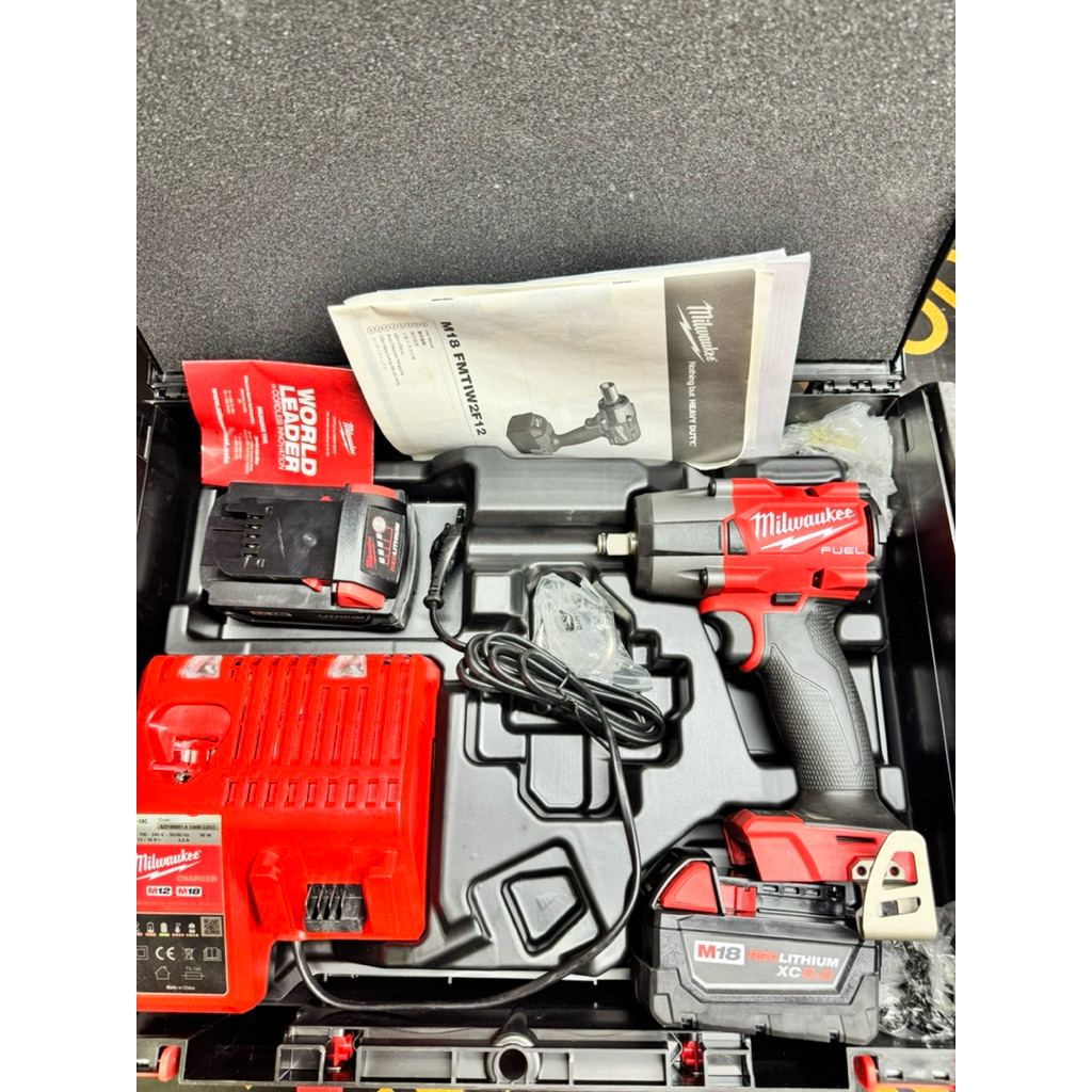 Máy Siết Bu Lông Milwaukee M18 FMTIW2F12-0X0 1/2 Inch, Lực Siết 745Nm, Tháo 881Nm
