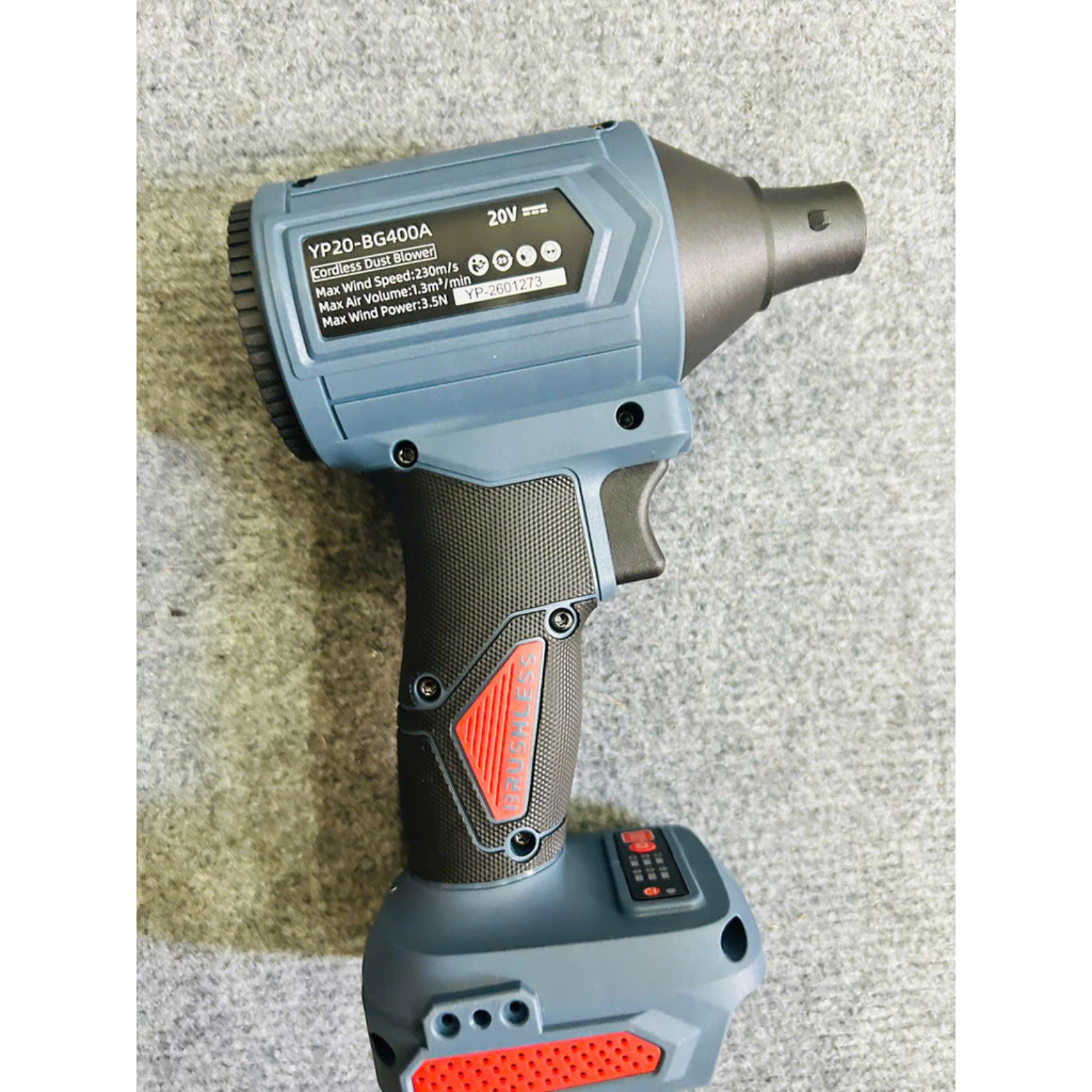 Máy Thổi Phản Lực Dùng Pin YUPAI YP20-BG400A - 2 Chức Năng Hút Và Thổi