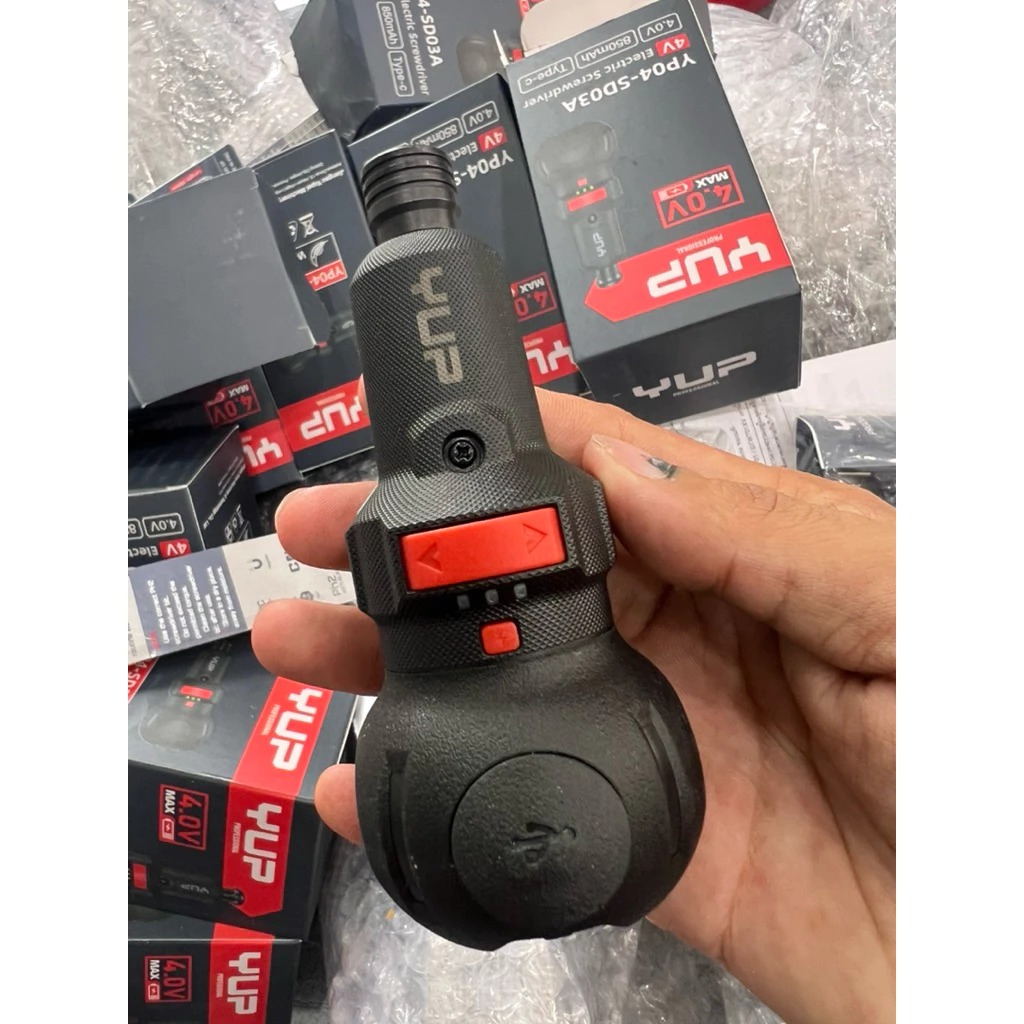 Máy Vặn Vít Mini Dùng Pin Yupai YP04 SD03A 4V 850mAh Lực Siết 2Nm