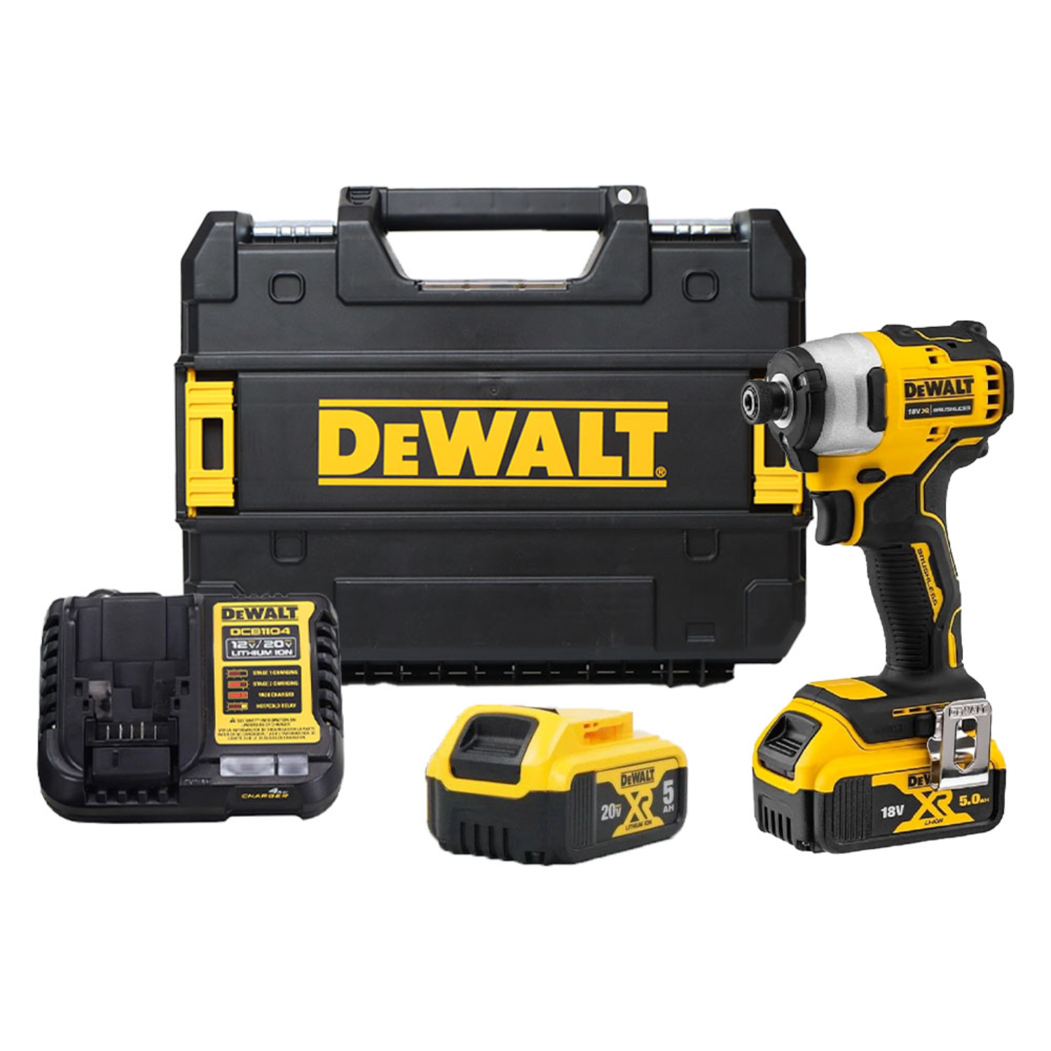 Máy Vặn Vít Pin Dewalt DCF809P2-KR 20V 190Nm, 2800 Vòng/Phút, Động Cơ Không Chổi Than
