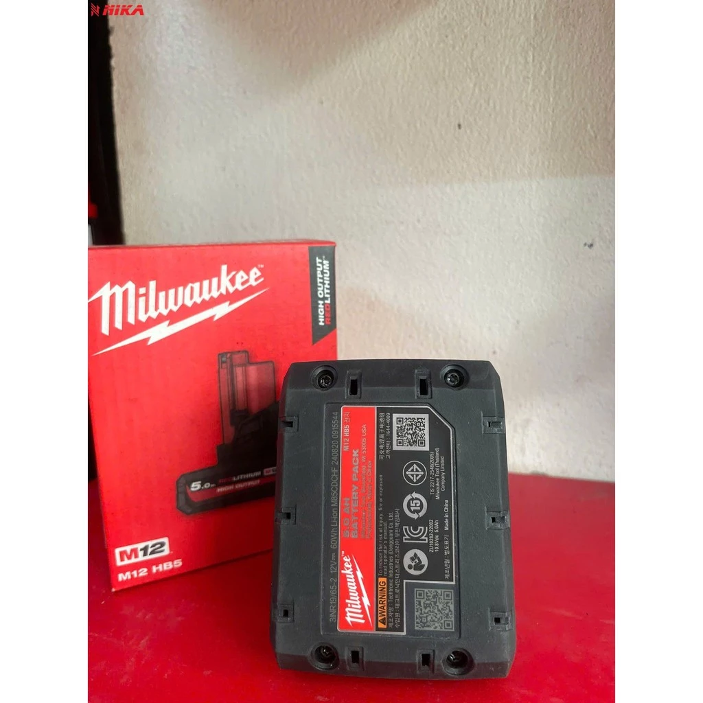 Pin Milwaukee M12HB5 High Output 12V 5.0Ah