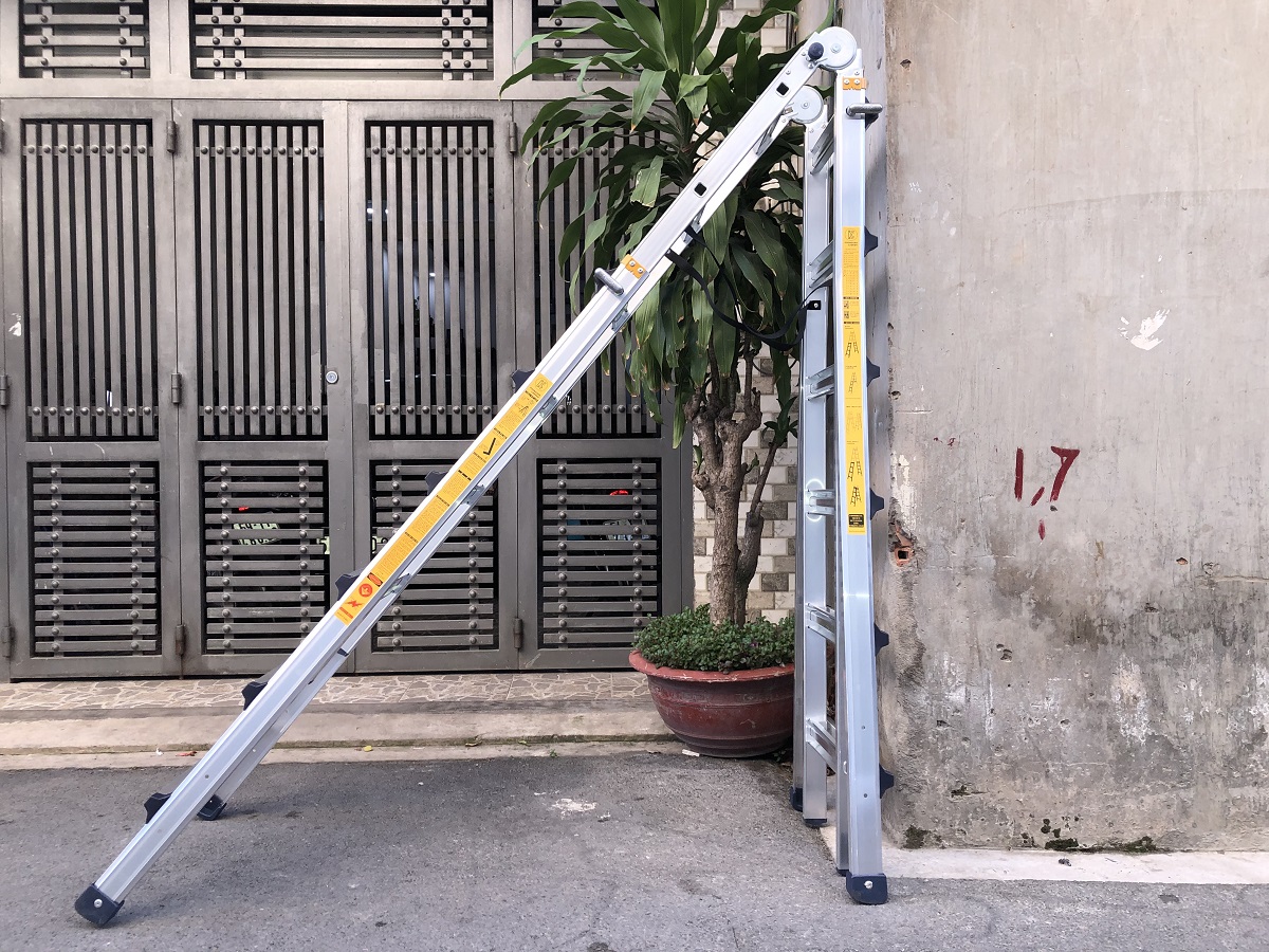 Thang Nhôm Chữ A Rút 3m2 Poongsan PS-46