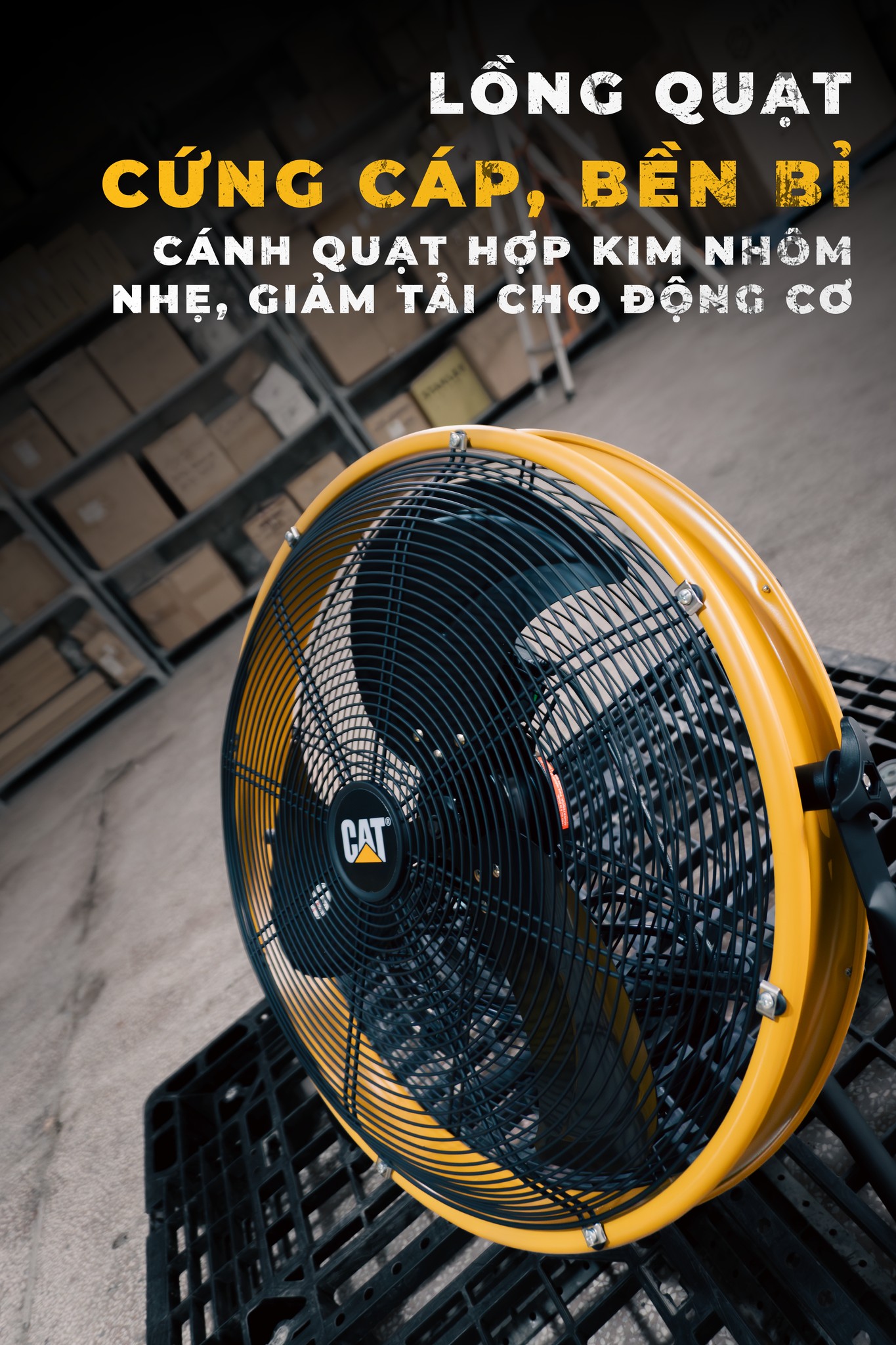 Quạt sàn công nghiệp Caterpillar 20 inch HV-20S 6