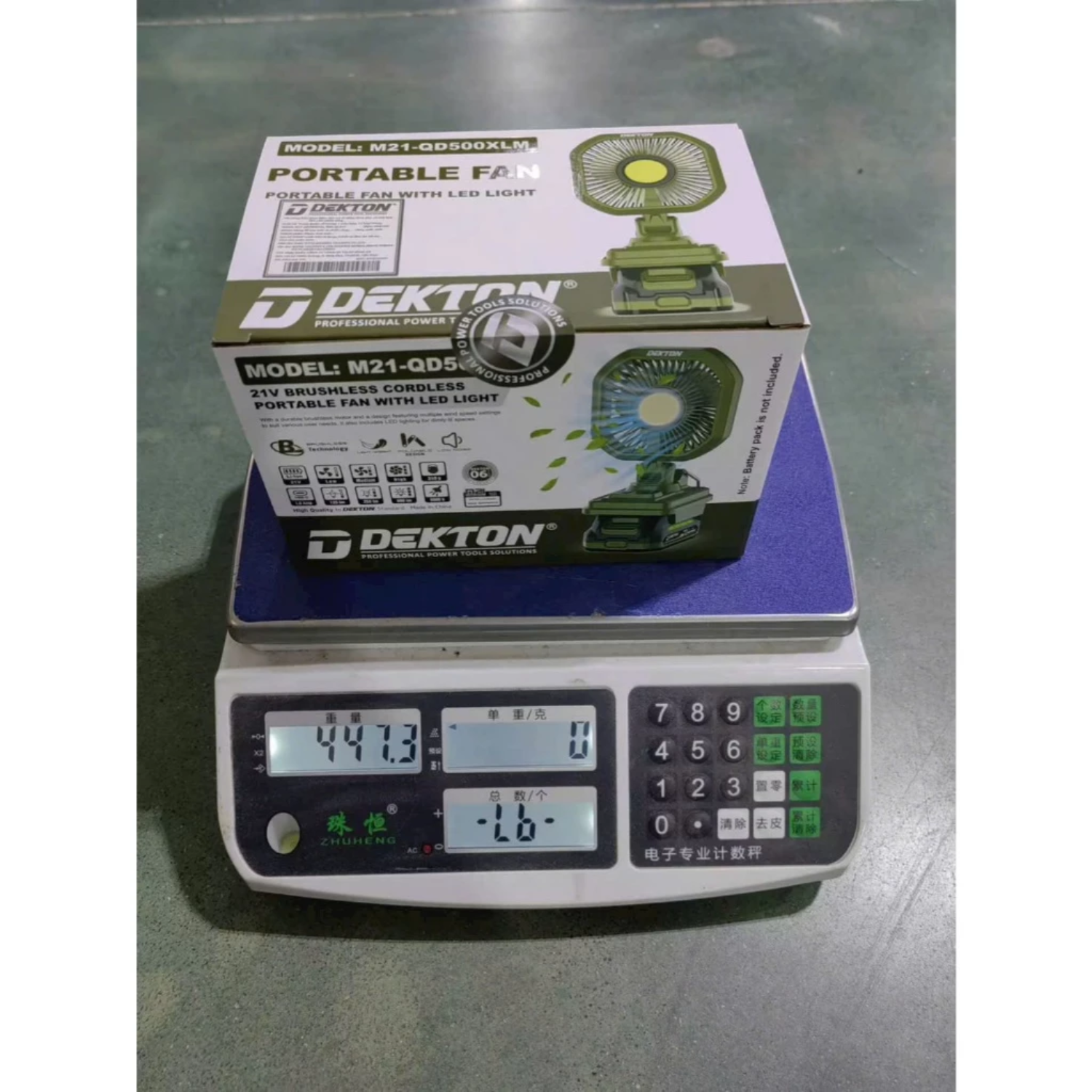 Quạt Tích Hợp Đèn Dekton M21-QD500XLM, 3 Cấp Chỉnh Tốc 8