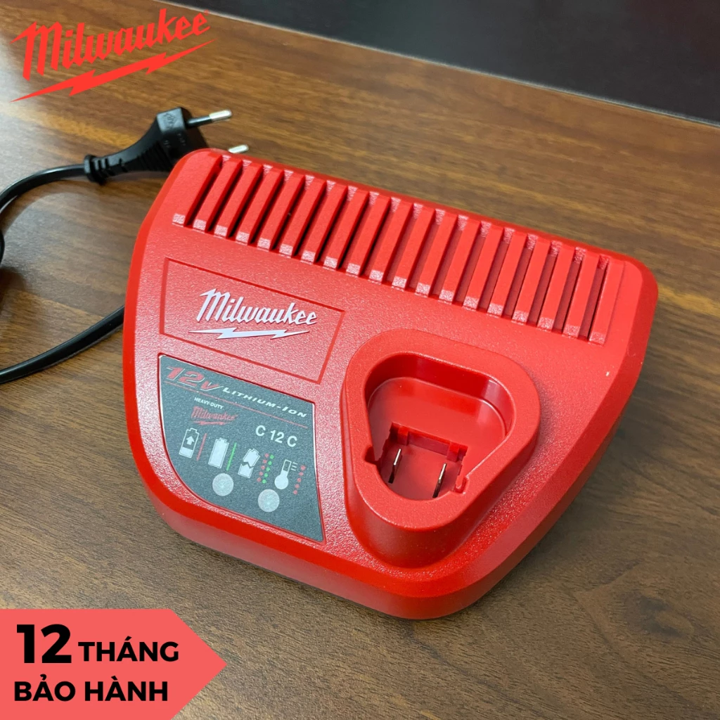 Sạc Pin Milwaukee C12C 12V - Sạc Pin 12V