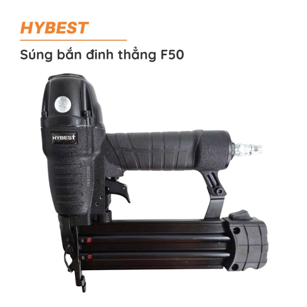 Súng Bắn Đinh Thẳng Khí Nén HyBest F50 - Dùng Đinh F 20-50mm, Áp Suất 5-8 Bar