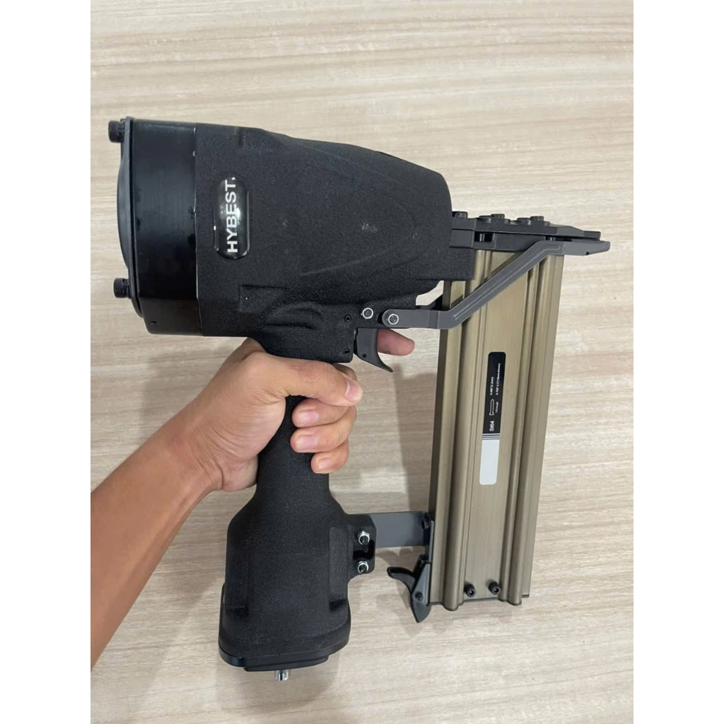 Súng Bắn Đinh Thẳng Khí Nén Hybest ST64L - Dùng Đinh 18-64mm, Chính Hãng