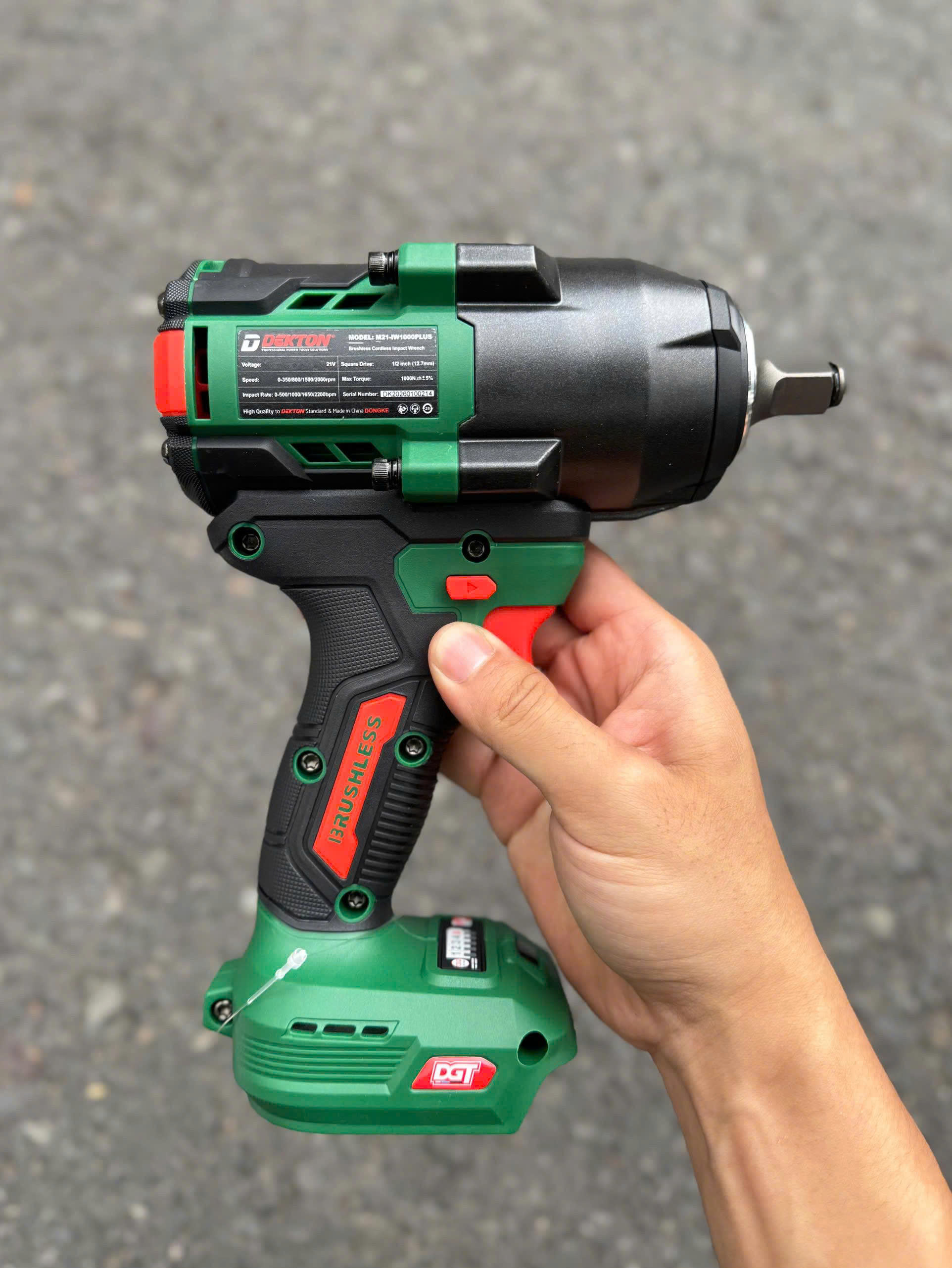 Thân Máy Siết Bulong M21-IW1000PLUS Dùng Pin M21 Motor Brushless Giá Rẻ