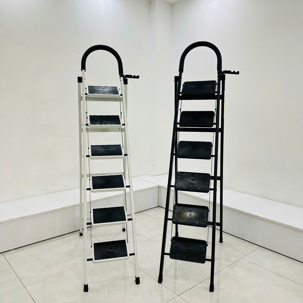 Thang Ghế 06 Bậc SUMIKA A306, Thép Chịu Lực, Tải 150kg, Chuẩn EN131