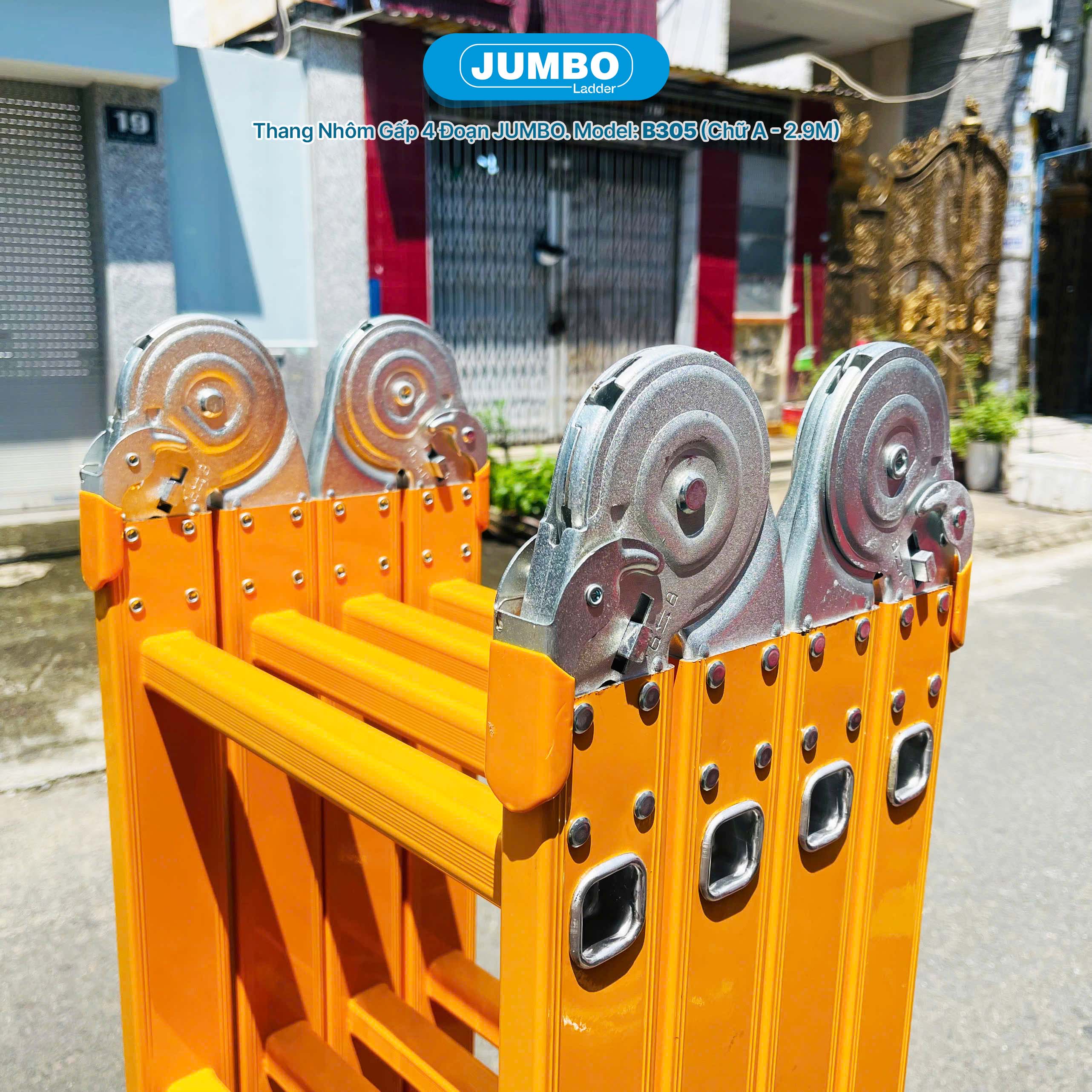 Thang Nh&ocirc;m Gấp 4 đoạn JUMBO B305
