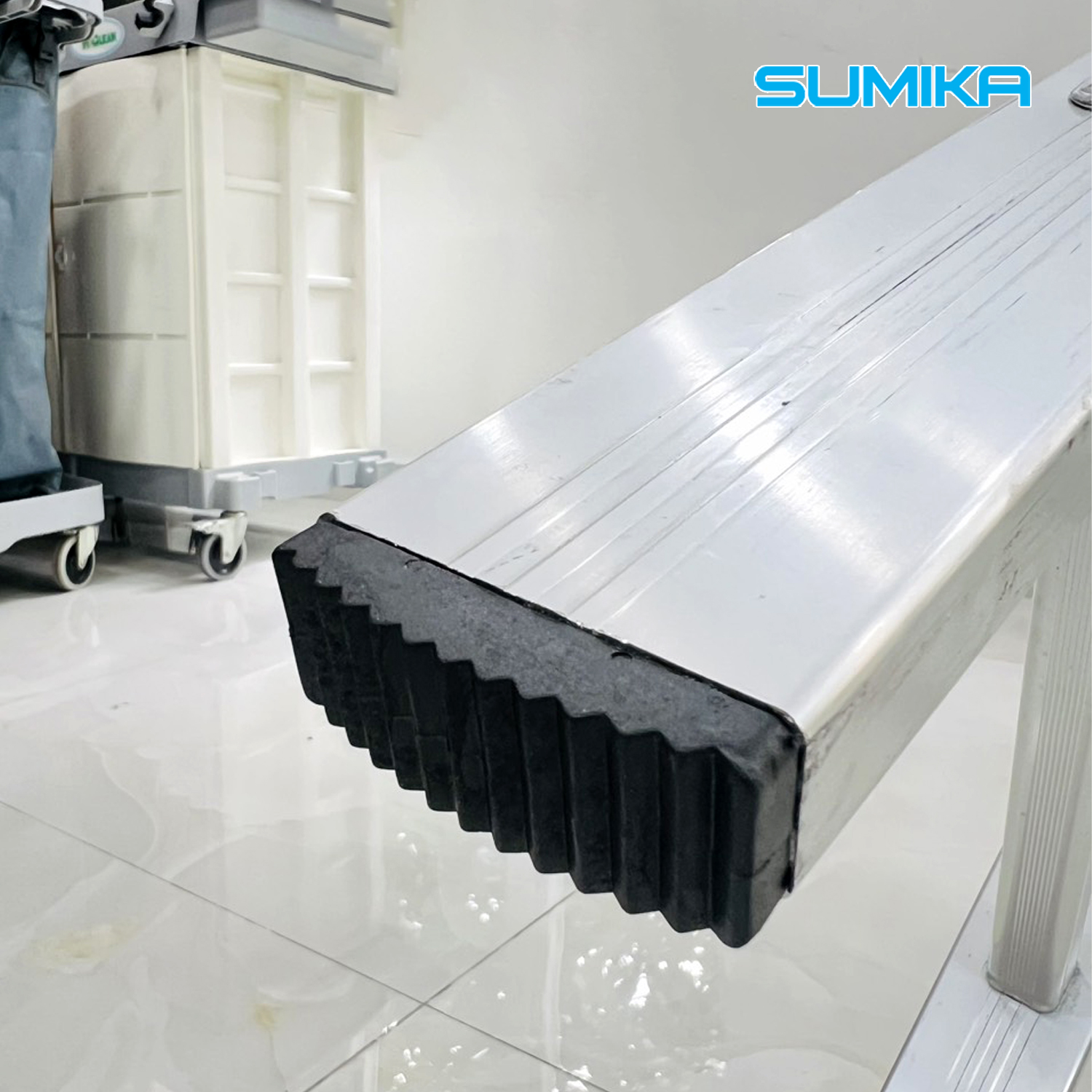 Thang Nhôm Gấp đa Năng 2 đoạn 12 Bậc SUMIKA SK208 – Gấp Gọn, Chịu Tải 150kg