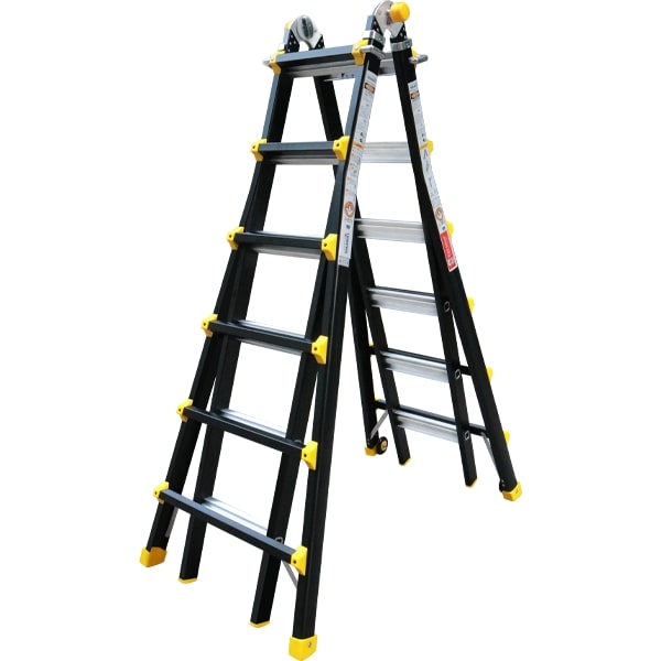 Thang nhôm gấp đa năng chữ A, chữ I, giàn giáo Nikawa NKB46 chính hãng