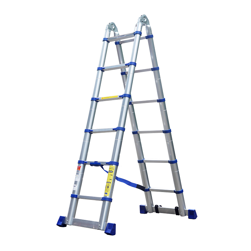Thang Nhôm Rút Gọn (chữ A) Advindeq ADT706B Cao 3,8m Tải Trọng 150kg
