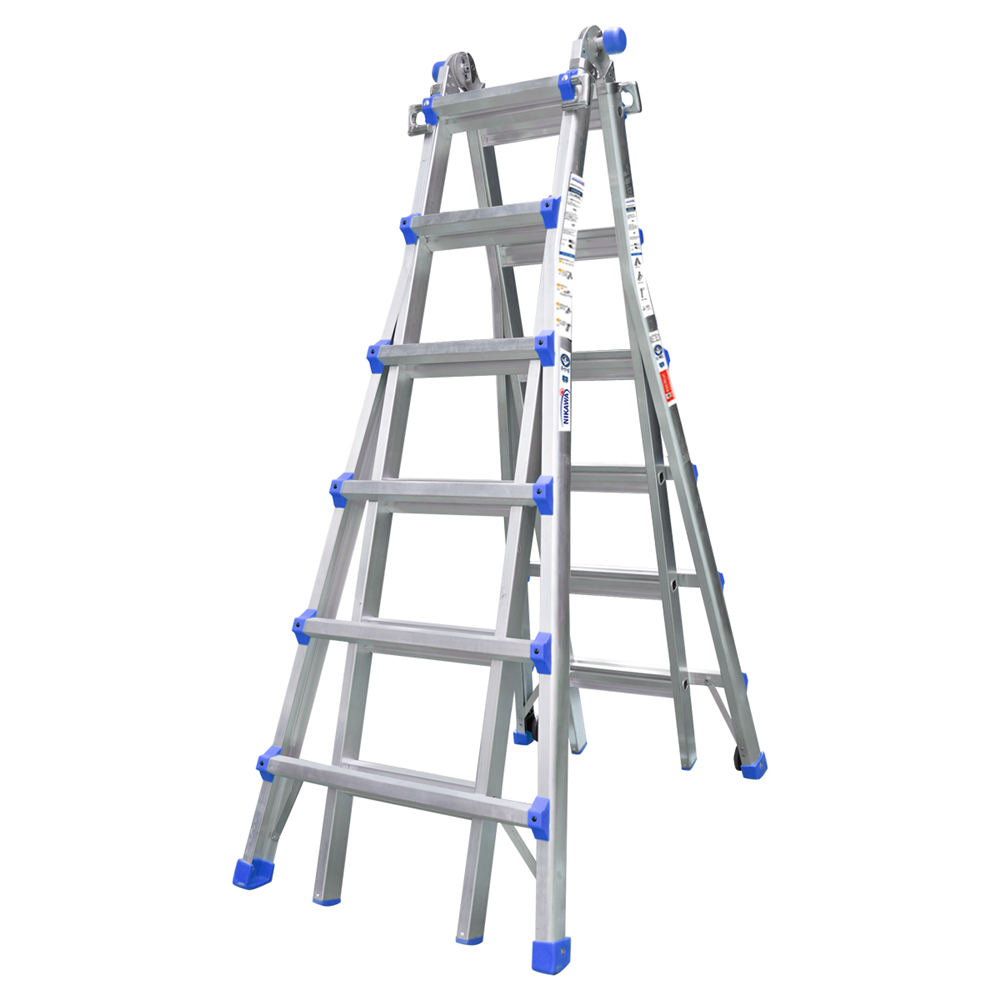 Thang nhôm rút lồng gấp đa năng 6 bậc Nikawa NKE46 chính hãng giá rẻ