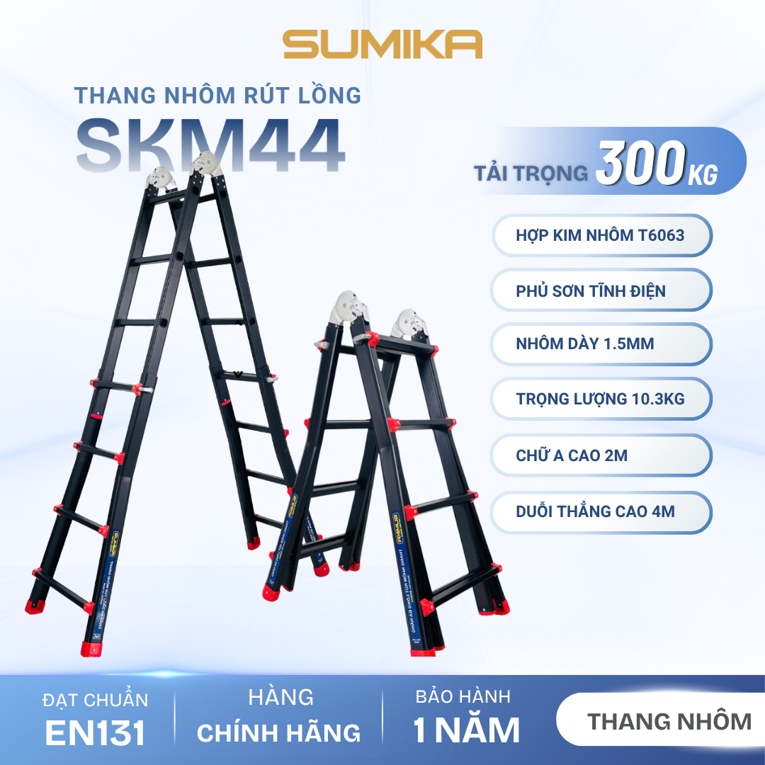 Thang Nhôm Rút Lồng SUMIKA SKM44