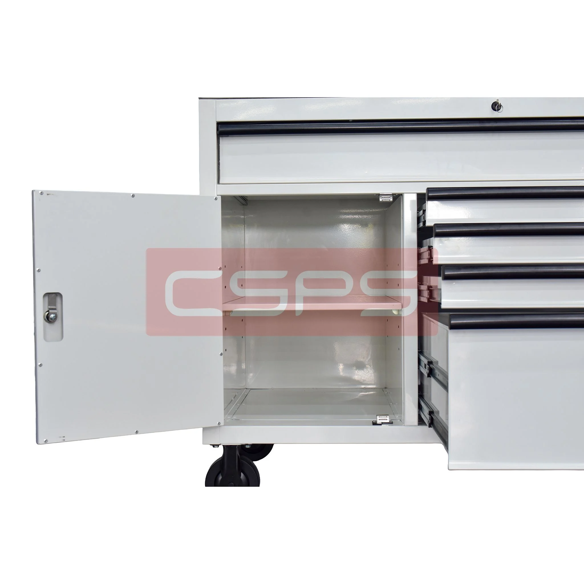 Tủ dụng cụ CSPS 132cm - 05 hộc kéo màu đen , trắng VNTC13205BB2M , VNTC13205BJ4M