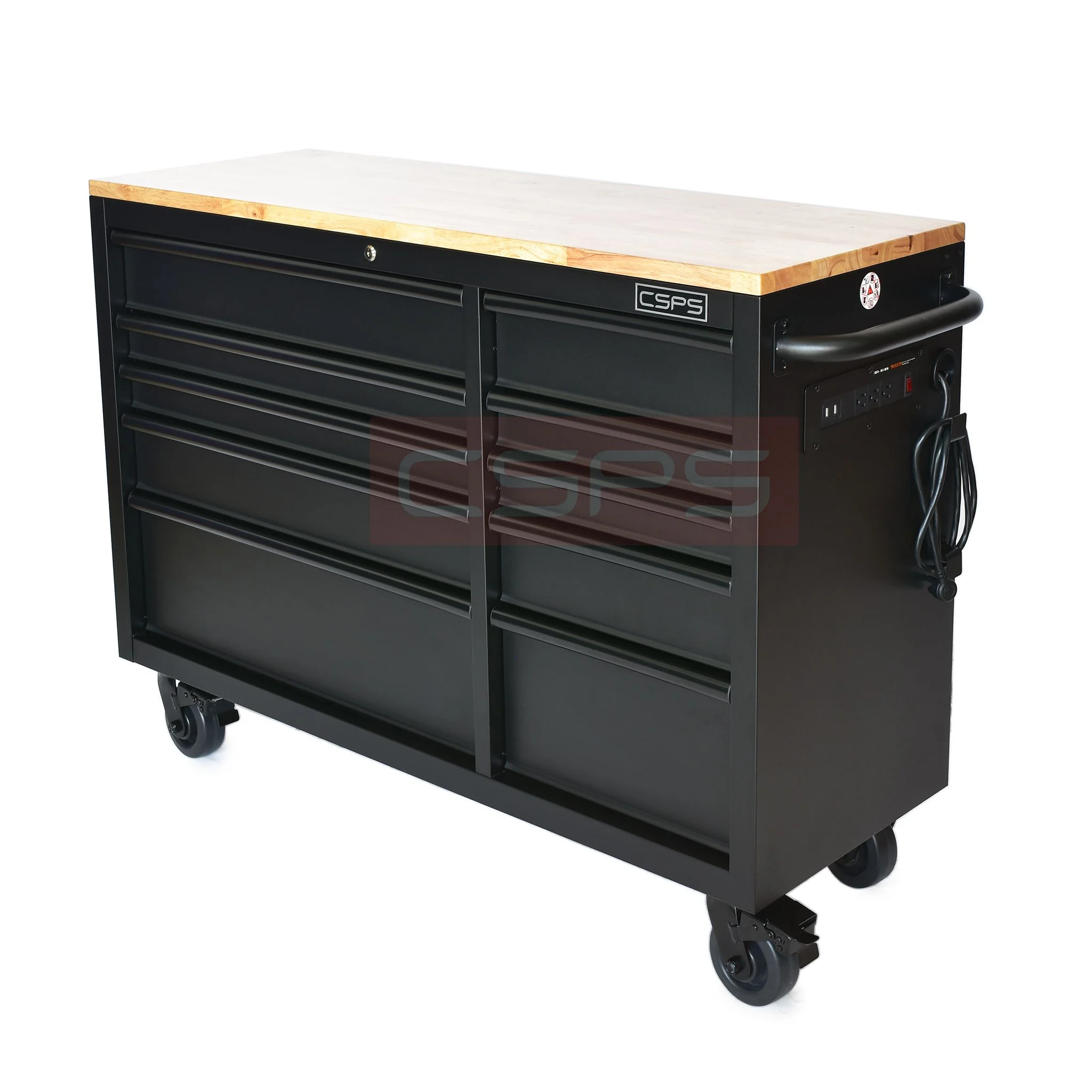 Tủ dụng cụ CSPS 132cm - 10 hộc kéo tay cầm vàng đen trắng model VNTC13210BB3M,VNTC13210BB5M,VNTC13210BB4M