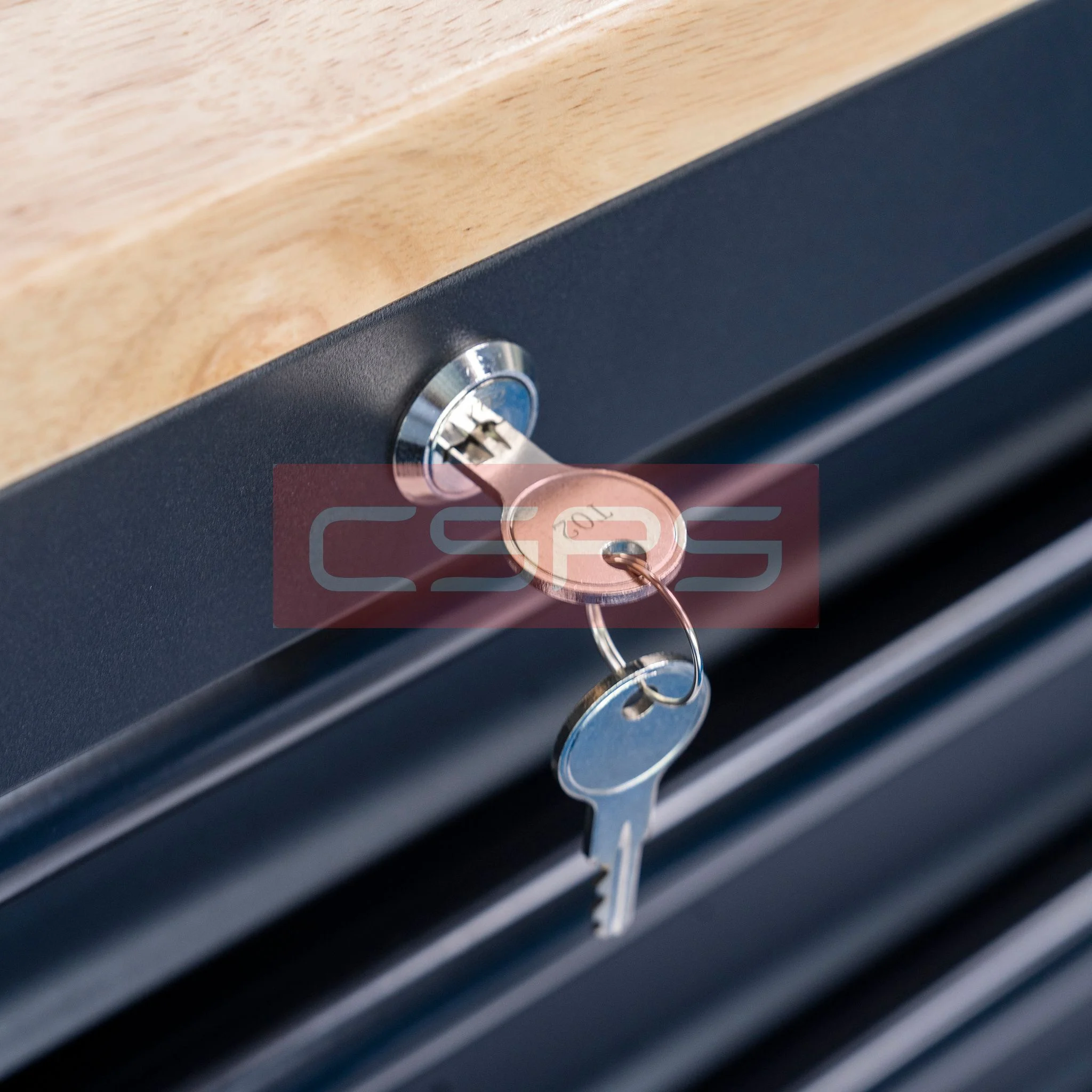 Tủ dụng cụ CSPS 76cm - 05 hộc kéo không nâng hạ màu đen, xanh VNTC07605BB1M, VNTC07605BL1M