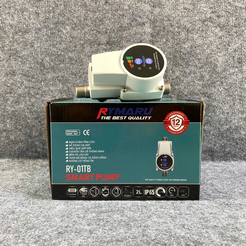 Máy bơm tăng áp mini RYMARU RY-01TB cho áp lực cao