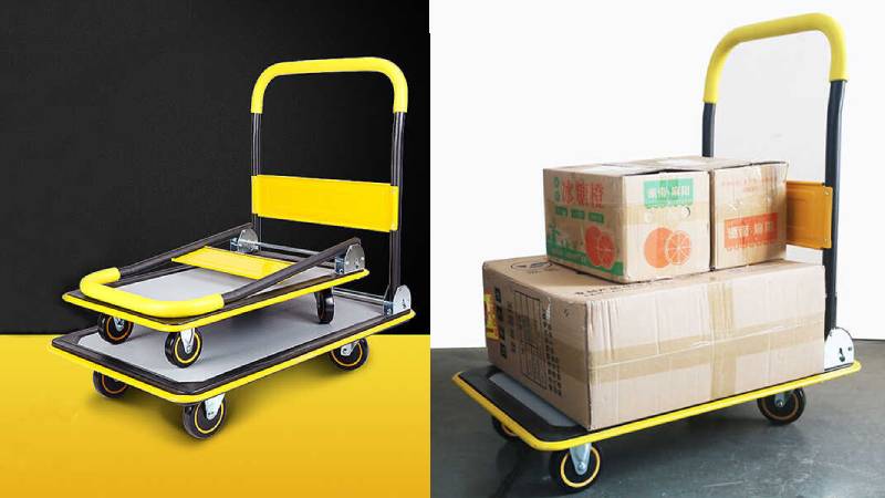 Xe đẩy hàng gấp gọn là gì? Ưu điểm của xe đẩy hàng gấp gọn