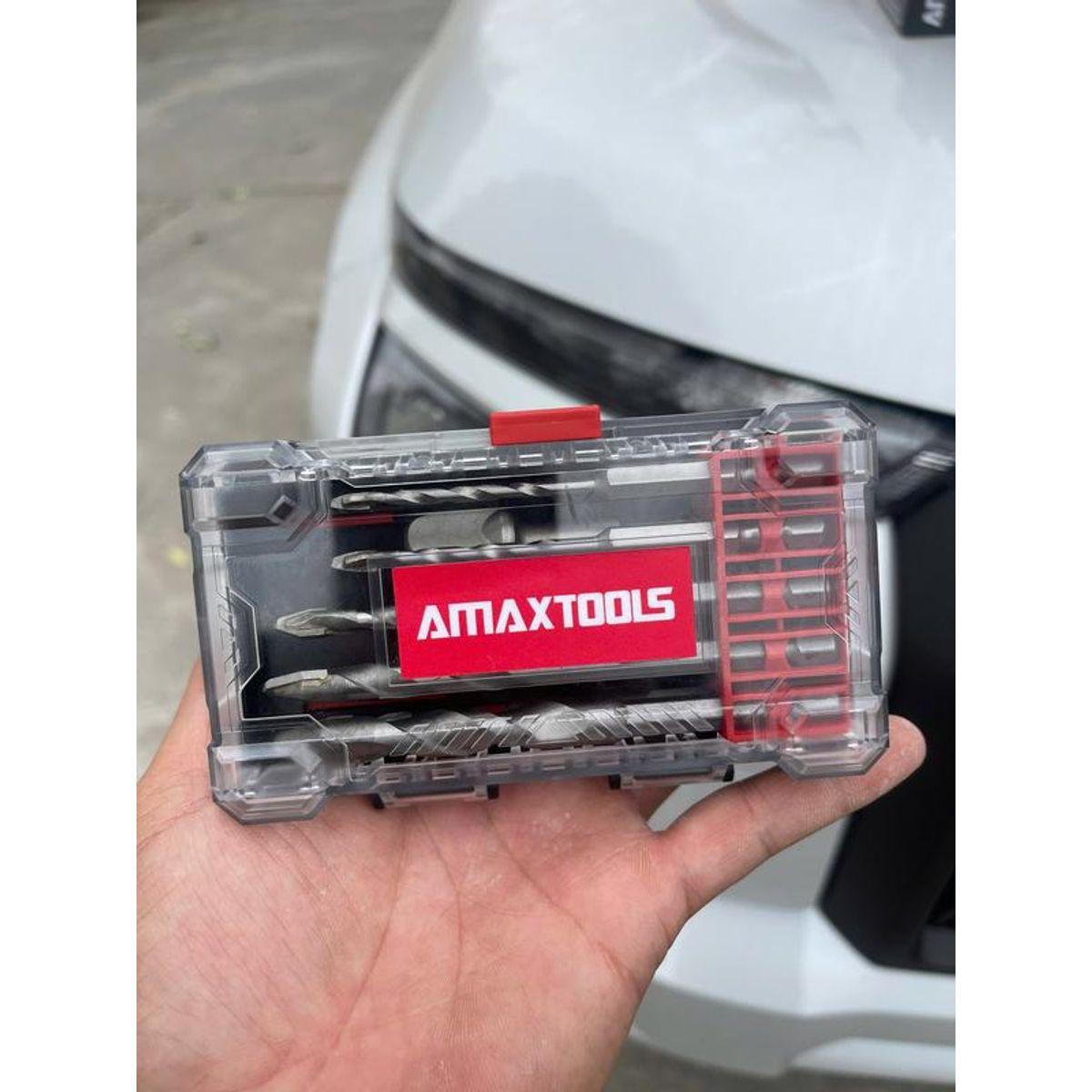 BỘ PHỤ KIỆN MŨI KHOAN/VÍT ĐUÔI 6.35 AMAXTOOLS - CBK8 - Điện Máy An Tools - Vít 6.35, Khoan