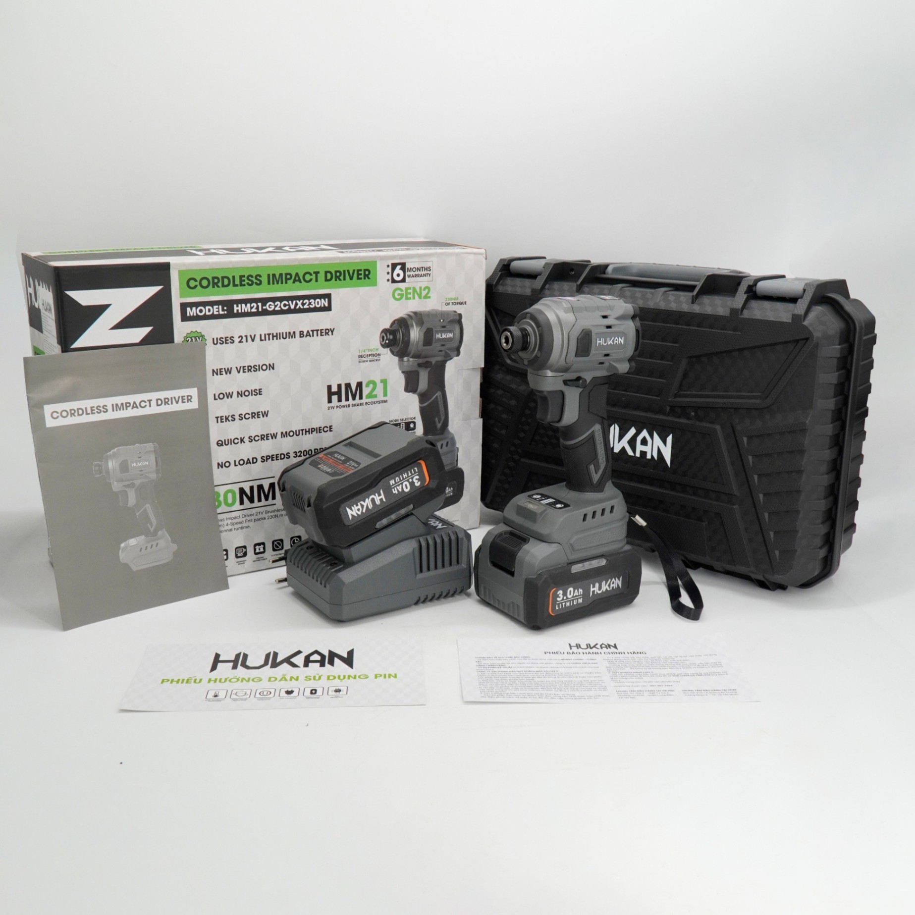 Máy Chuyên Vít HUKAN HM21-G2CVX230N | AN TOOLS