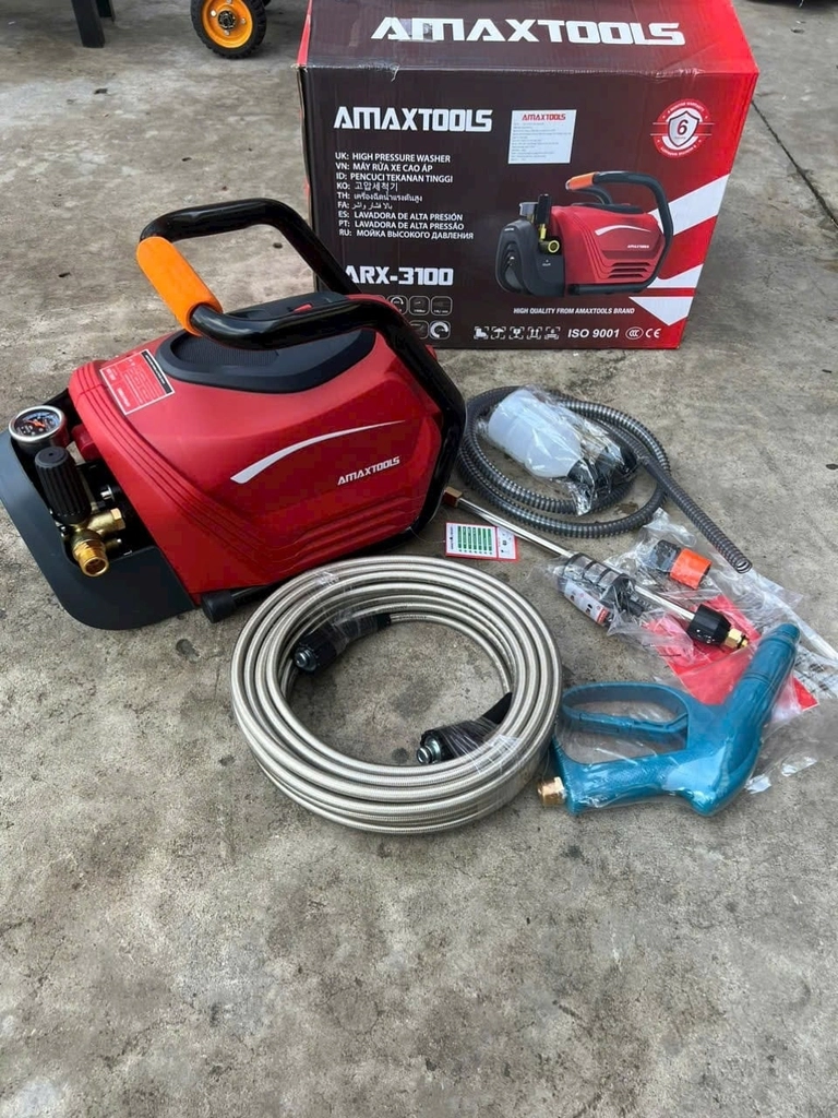 Máy Rửa Xe Mini Gia đình AMAXTOOLS ARX3100