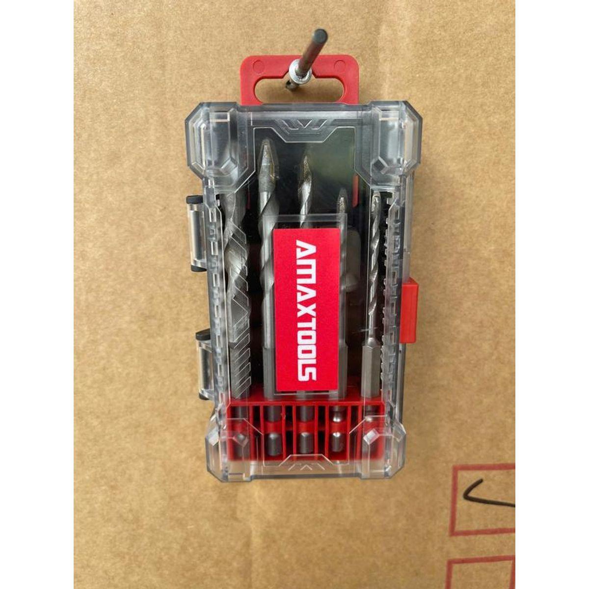 BỘ PHỤ KIỆN MŨI KHOAN/VÍT ĐUÔI 6.35 AMAXTOOLS - CBK8 - Điện Máy An Tools - Vít 6.35, Khoan