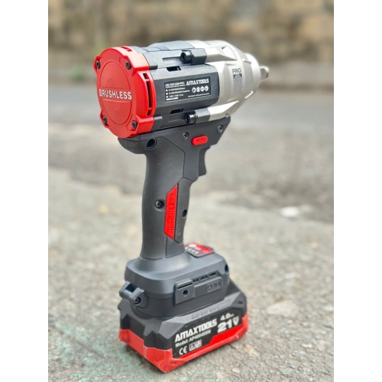 Máy Bắn Bulong 1200Nm Pin 21V Amaxtools ABL120012SM-PRO